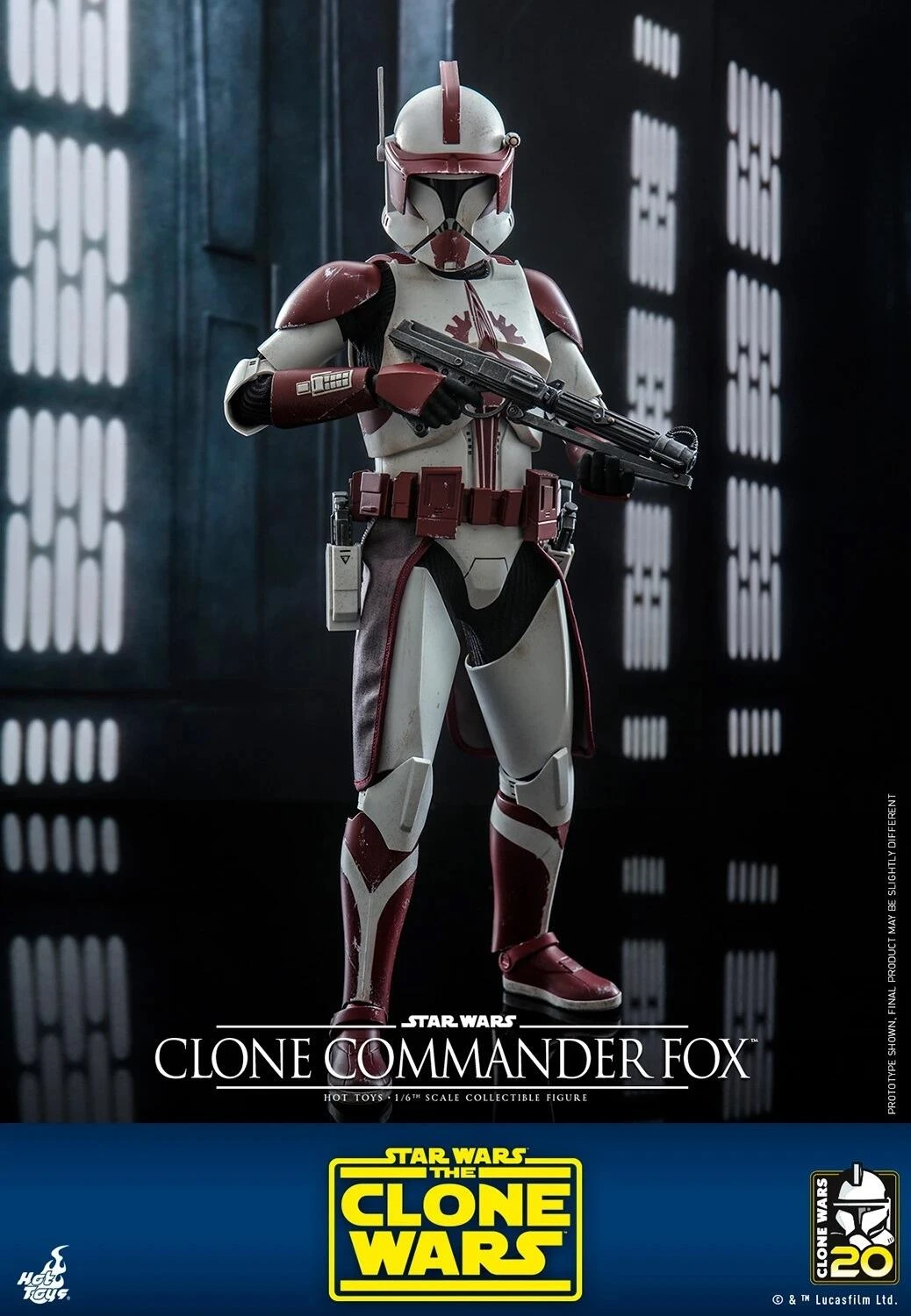 *PRE-ORDER Clone Commander Fox - Star Wars Hot Toys Exclusive Collectibles 1/6 Scale Action Figure - Image 3