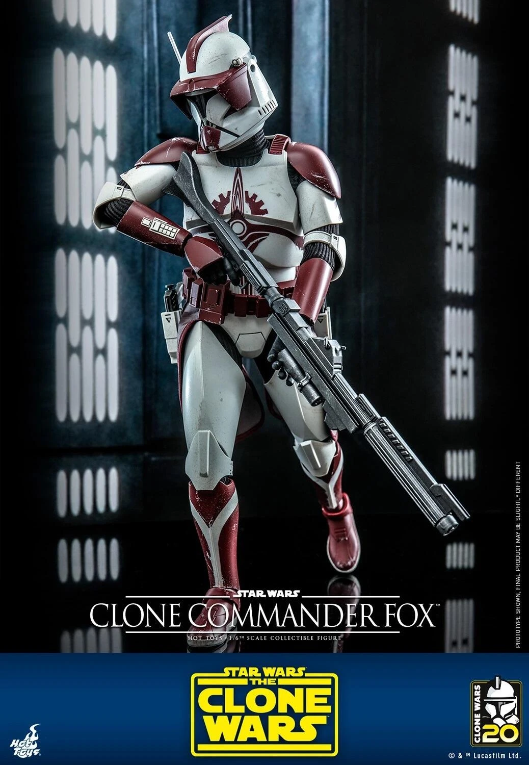 *PRE-ORDER Clone Commander Fox - Star Wars Hot Toys Exclusive Collectibles 1/6 Scale Action Figure - Image 5
