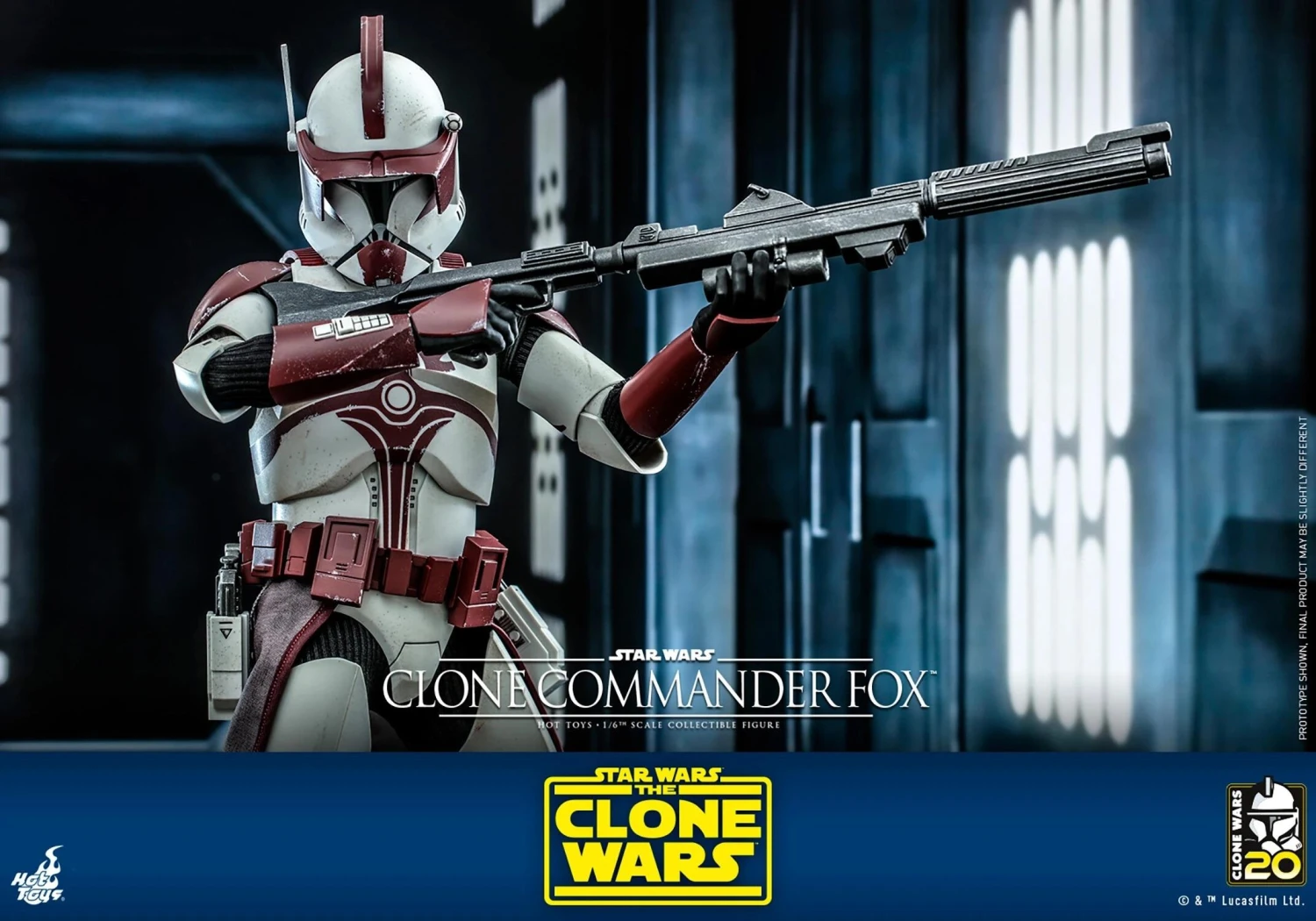 *PRE-ORDER Clone Commander Fox - Star Wars Hot Toys Exclusive Collectibles 1/6 Scale Action Figure - Image 7