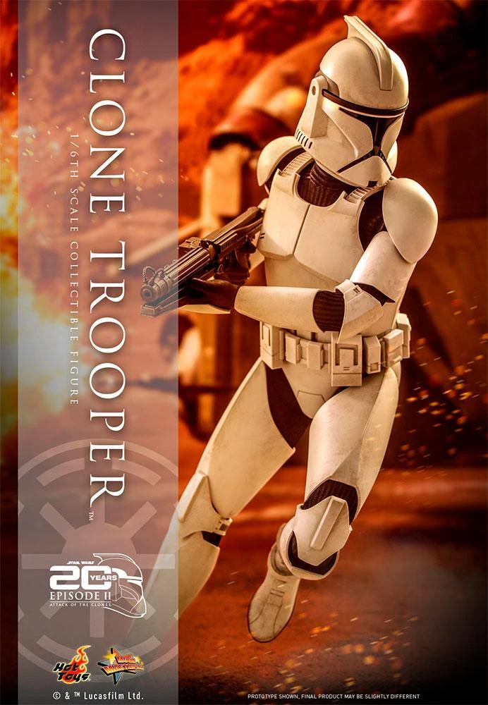 *PRE-ORDER Clone Trooper - Star Wars Attack Of The Clones 20th Anniversary Hot Toys Collectibles 1/6 Scale Action Figure