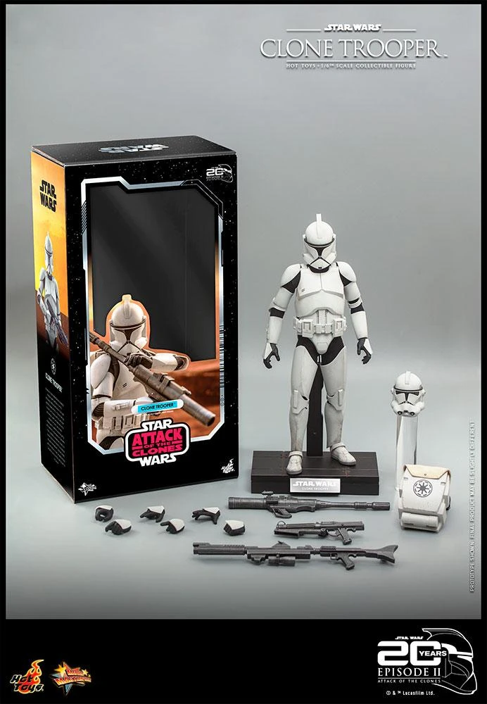 *PRE-ORDER Clone Trooper - Star Wars Attack Of The Clones 20th Anniversary Hot Toys Collectibles 1/6 Scale Action Figure - Image 5