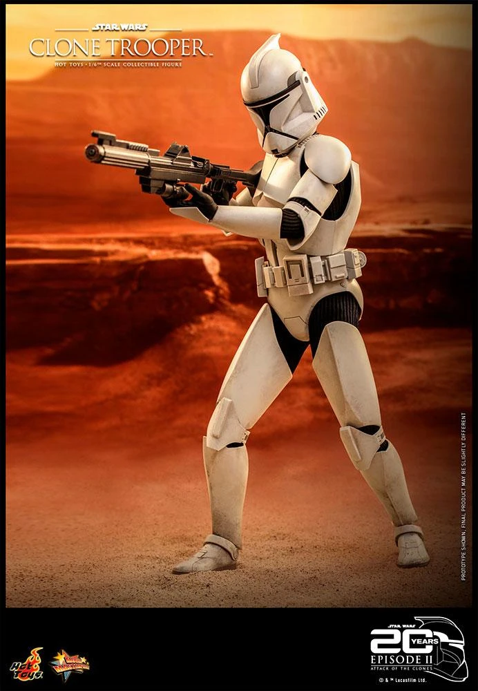 *PRE-ORDER Clone Trooper - Star Wars Attack Of The Clones 20th Anniversary Hot Toys Collectibles 1/6 Scale Action Figure - Image 3