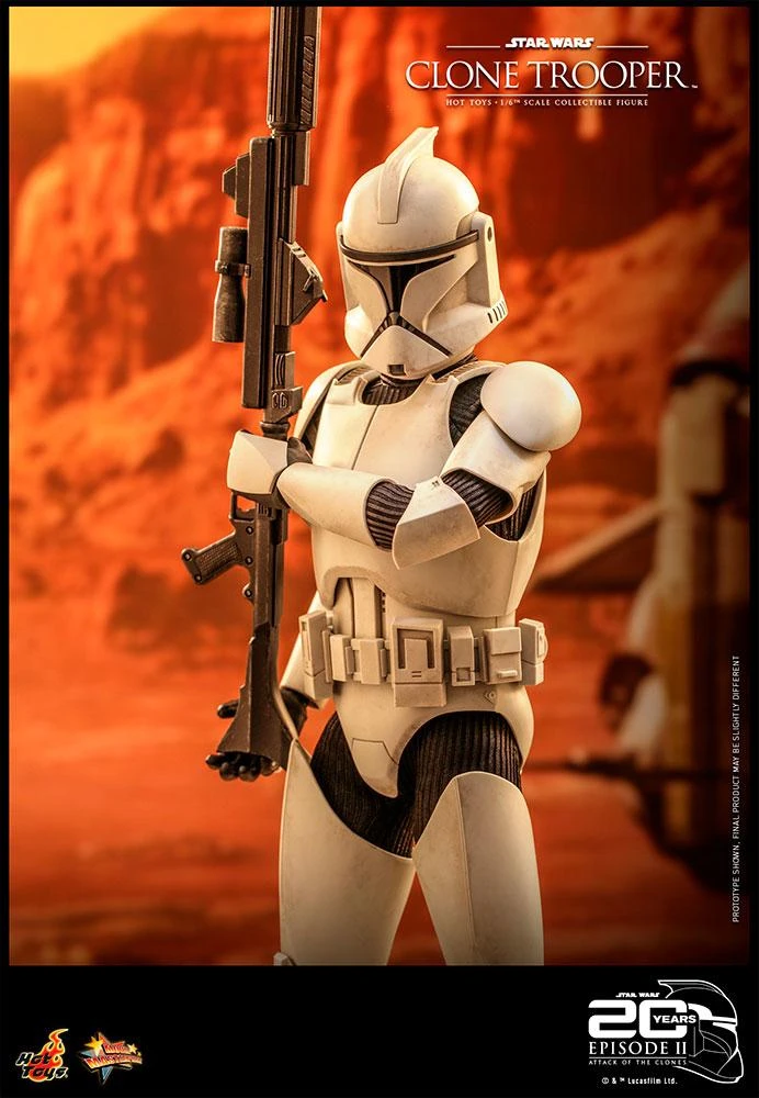 *PRE-ORDER Clone Trooper - Star Wars Attack Of The Clones 20th Anniversary Hot Toys Collectibles 1/6 Scale Action Figure - Image 4