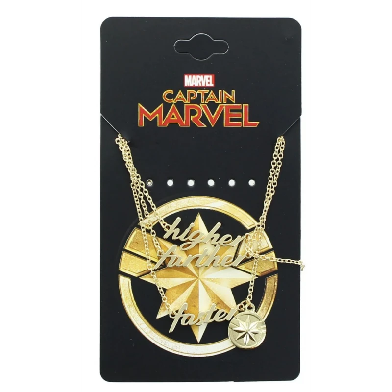 Marvel Captain Marvel 3 Tiered Necklace - Image 2