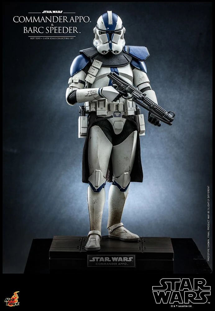 *PRE-ORDER Clone Commander Appo With Barc Speeder - Star Wars Hot Toys Exclusive Collectibles 1/6 Scale Action Figure - Image 8