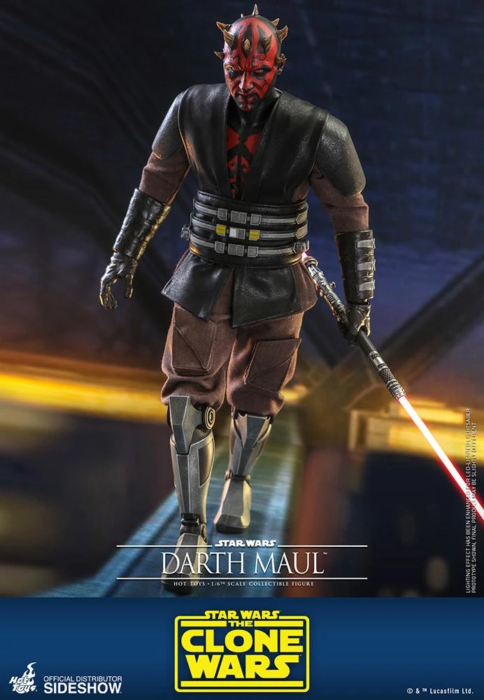 Darth Maul (Clone Wars) - Star Wars Hot Toys Collectibles 1/6 Scale Action Figure - Image 2