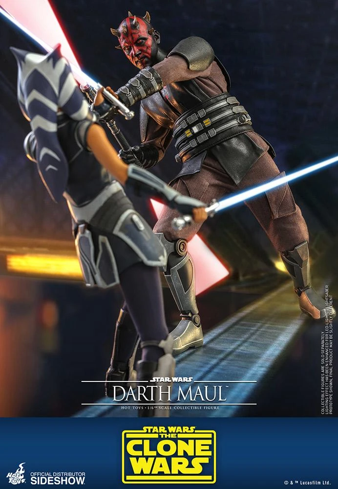 Darth Maul (Clone Wars) - Star Wars Hot Toys Collectibles 1/6 Scale Action Figure - Image 3