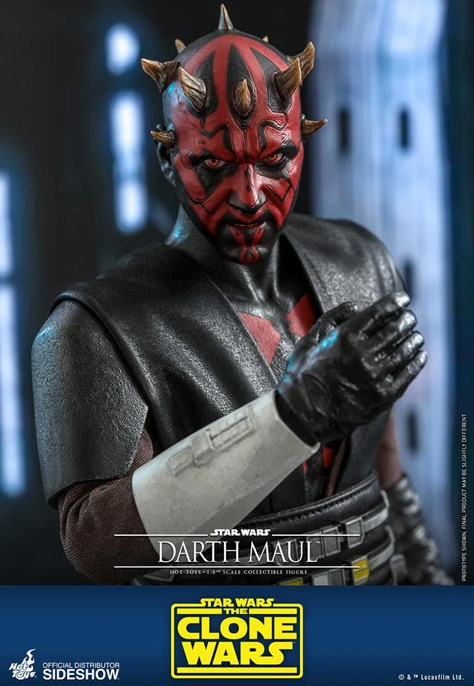 Darth Maul (Clone Wars) - Star Wars Hot Toys Collectibles 1/6 Scale Action Figure - Image 6