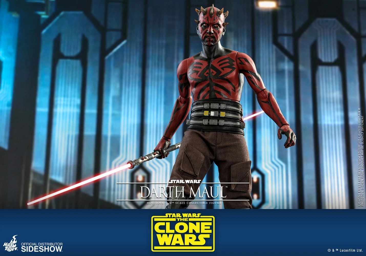 Darth Maul (Clone Wars) - Star Wars Hot Toys Collectibles 1/6 Scale Action Figure - Image 8