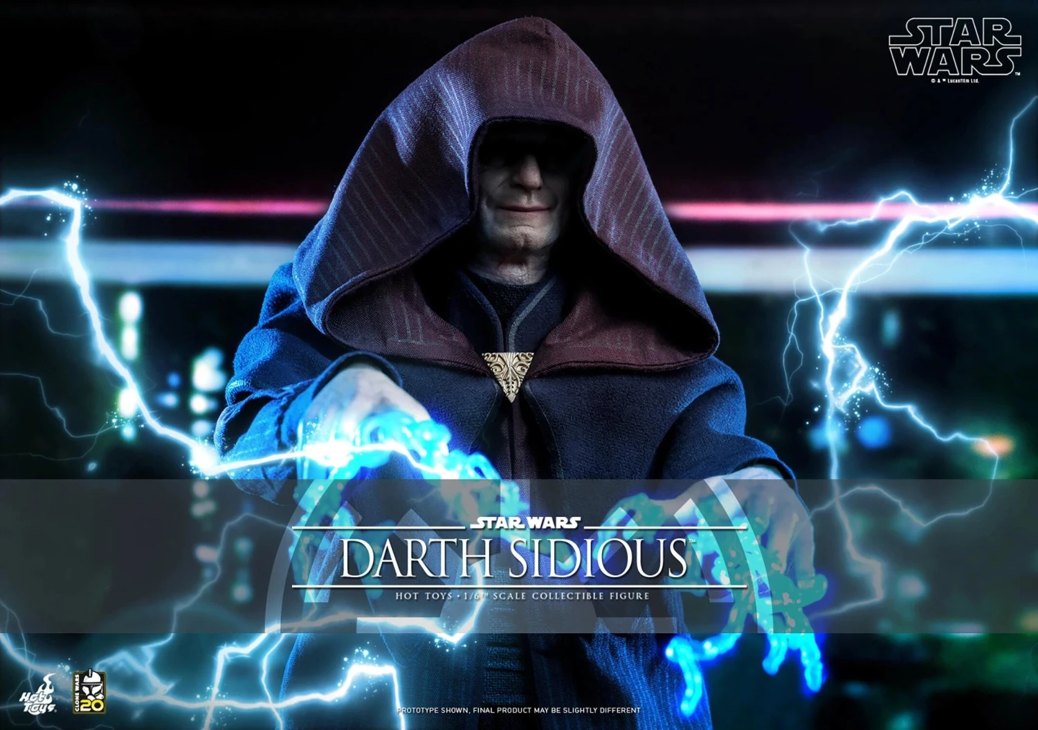 *PRE-ORDER Darth Sidious - Star Wars Hot Toys Exclusive Collectibles 1/6 Scale Action Figure - Image 8
