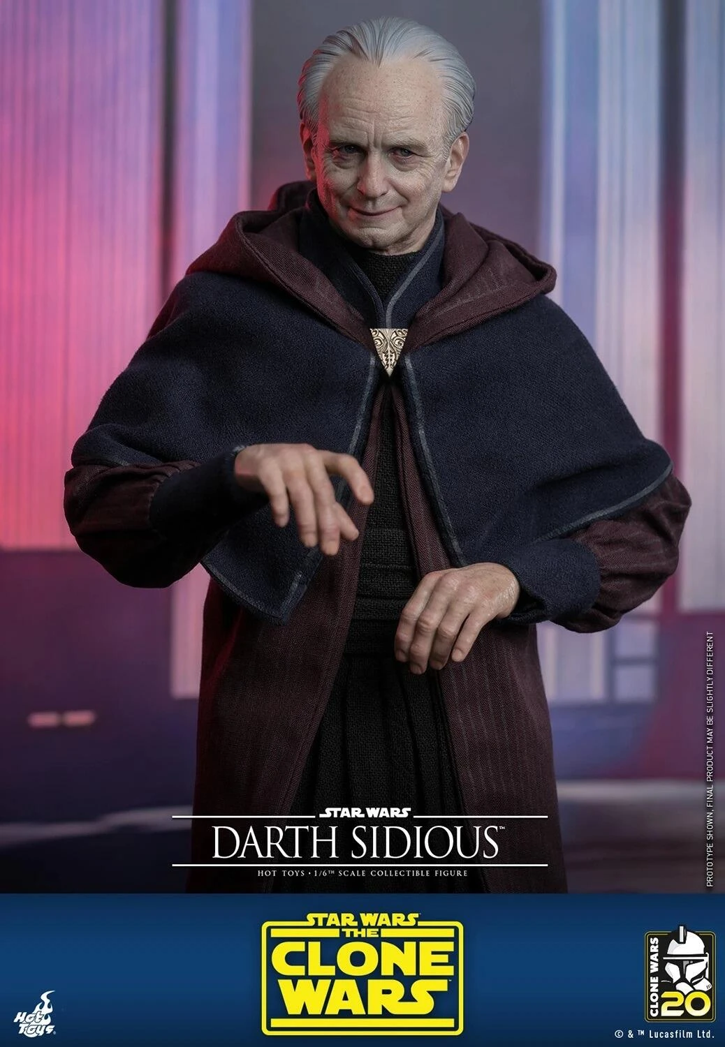 *PRE-ORDER Darth Sidious - Star Wars Hot Toys Exclusive Collectibles 1/6 Scale Action Figure - Image 2