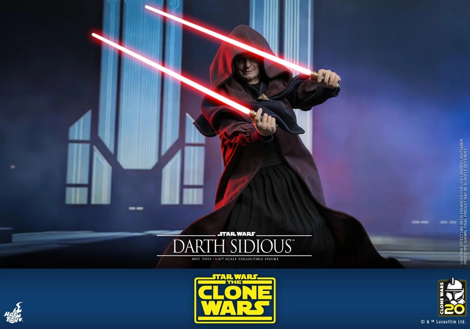 *PRE-ORDER Darth Sidious - Star Wars Hot Toys Exclusive Collectibles 1/6 Scale Action Figure - Image 10