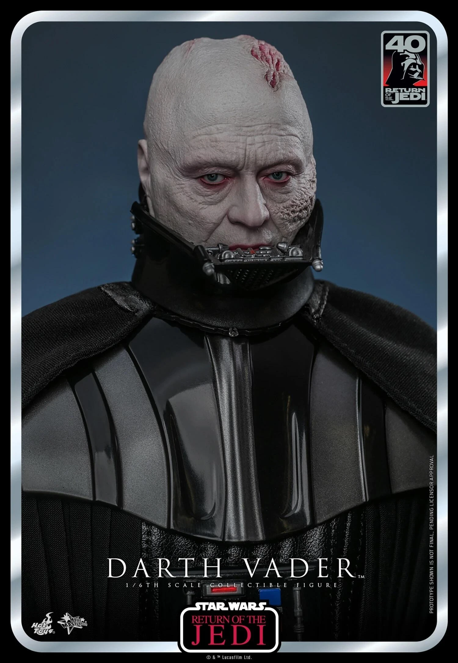 *PRE-ORDER Darth Vader - Star Wars: Return Of The Jedi 40th Anniversary Hot Toys Exclusive Collectibles 1/6 Scale Action Figure - Image 5