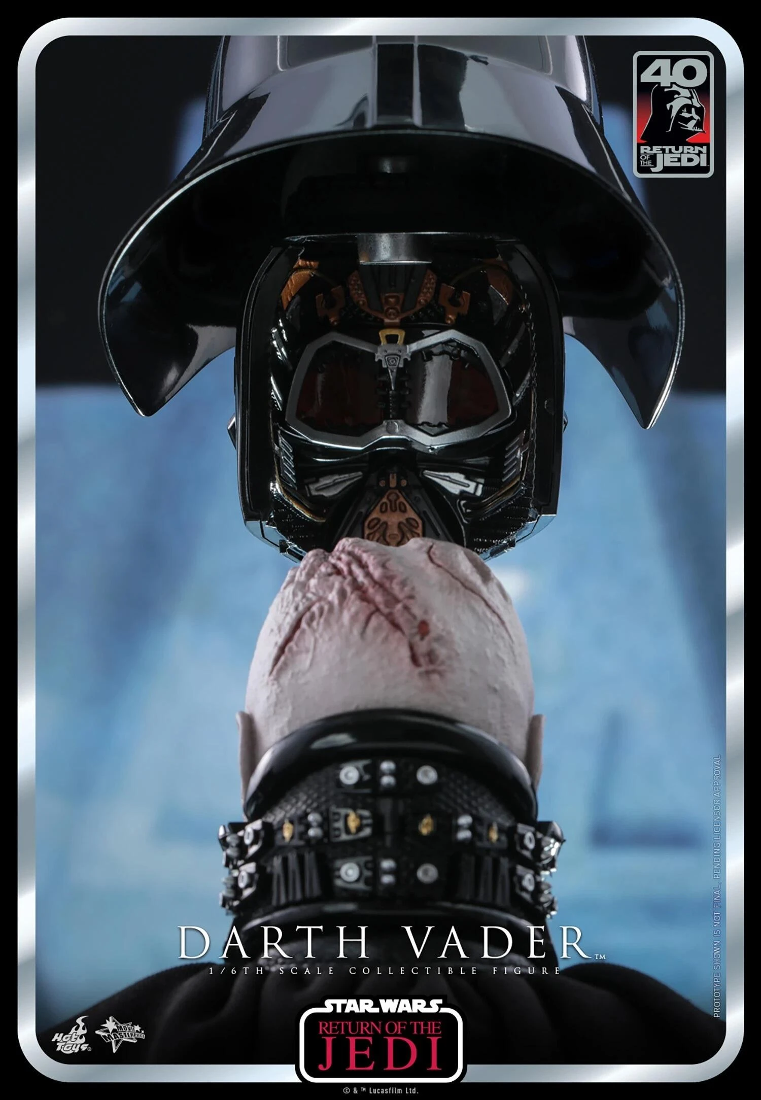 *PRE-ORDER Darth Vader - Star Wars: Return Of The Jedi 40th Anniversary Hot Toys Exclusive Collectibles 1/6 Scale Action Figure - Image 6
