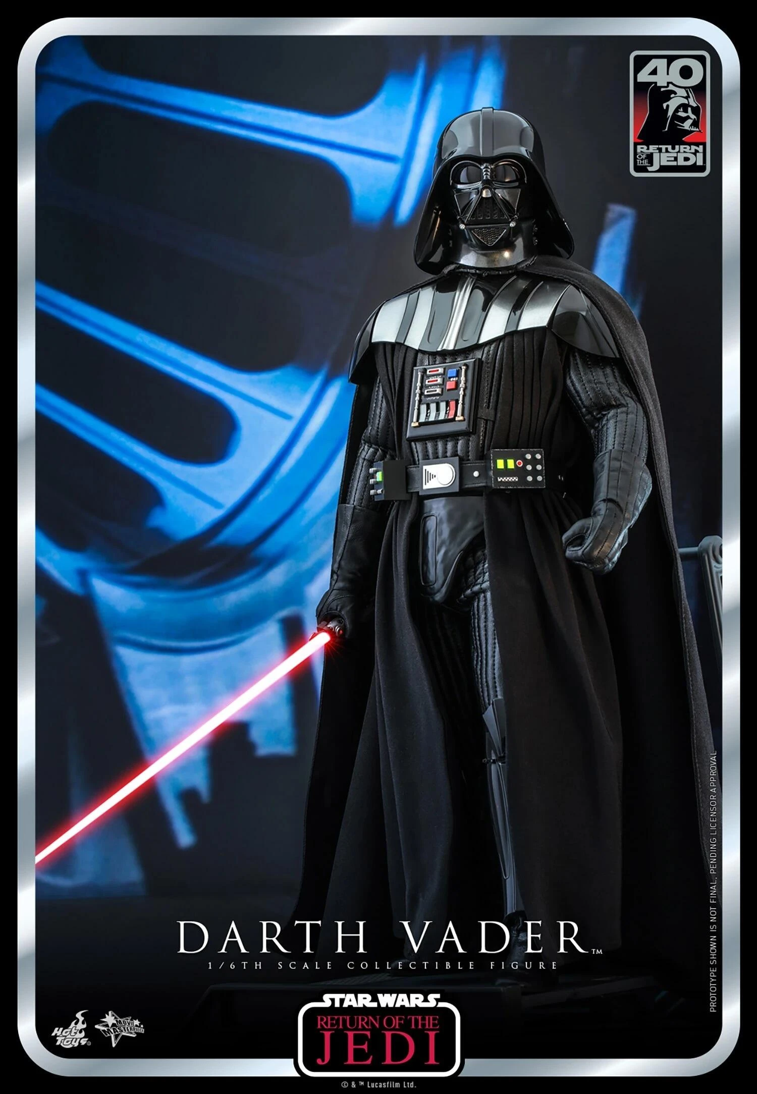 *PRE-ORDER Darth Vader - Star Wars: Return Of The Jedi 40th Anniversary Hot Toys Exclusive Collectibles 1/6 Scale Action Figure