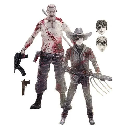 McFarlane The Walking Dead Comic Series 4 Carl Grimes And Abraham Ford Action Figure 2-Pack - Image 2