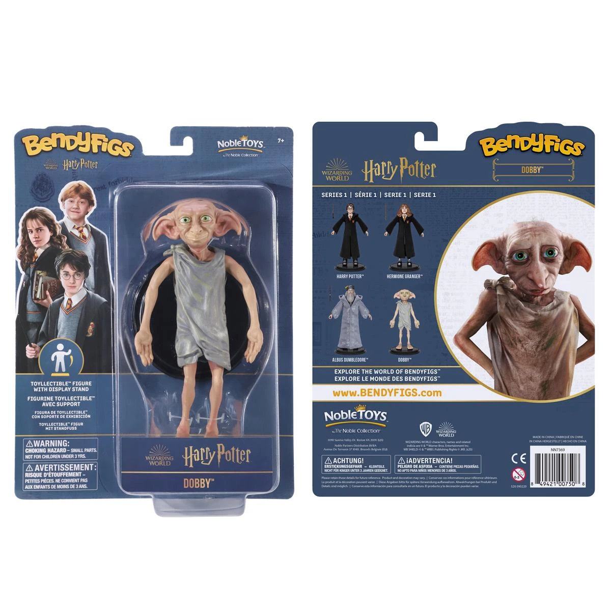 Noble Collection Harry Potter Bendyfigs Action Figure - Dobby - Image 3