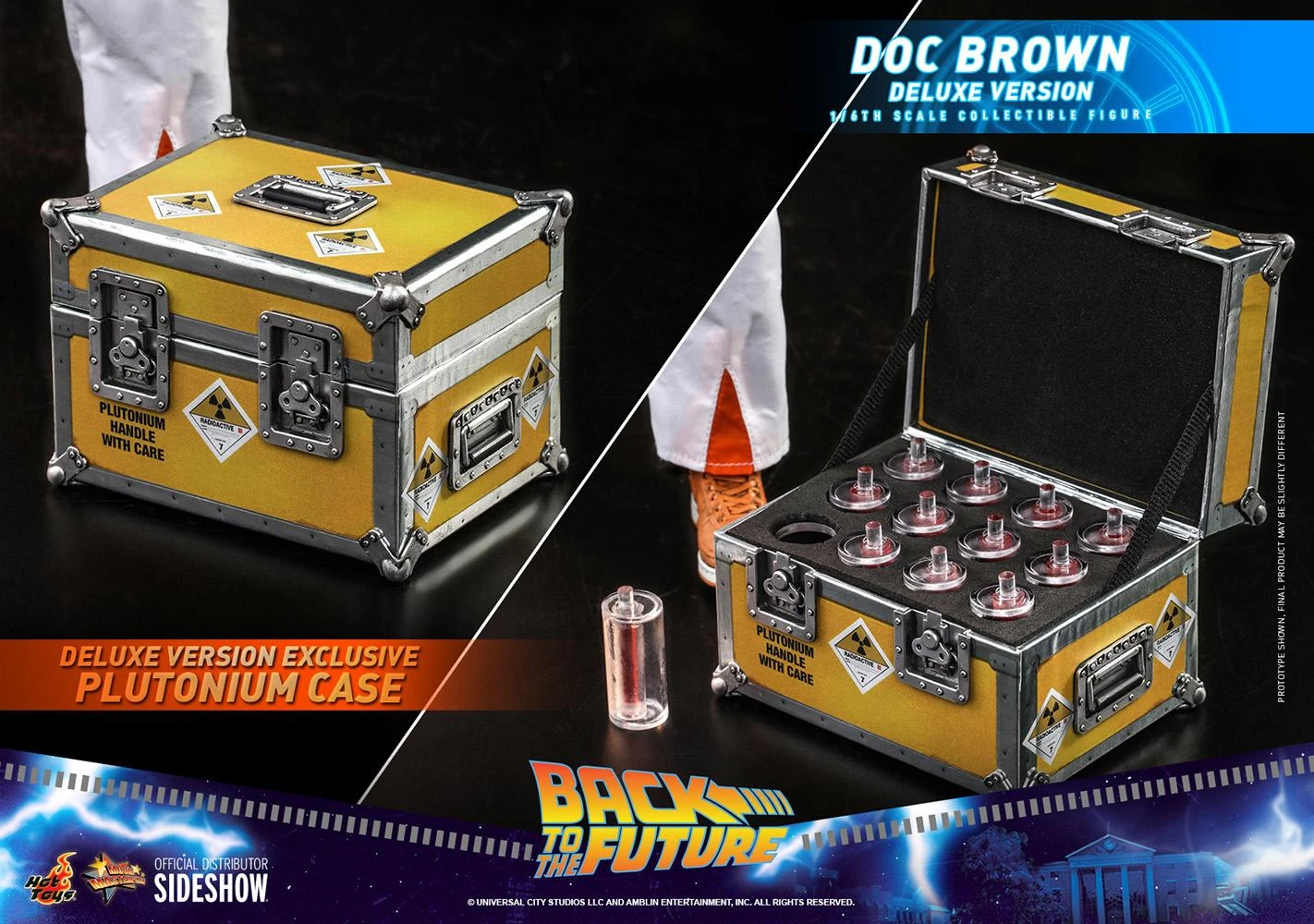Doc Brown DELUXE - Back To The Future Hot Toys Collectibles 1/6 Scale Action Figure - Image 5