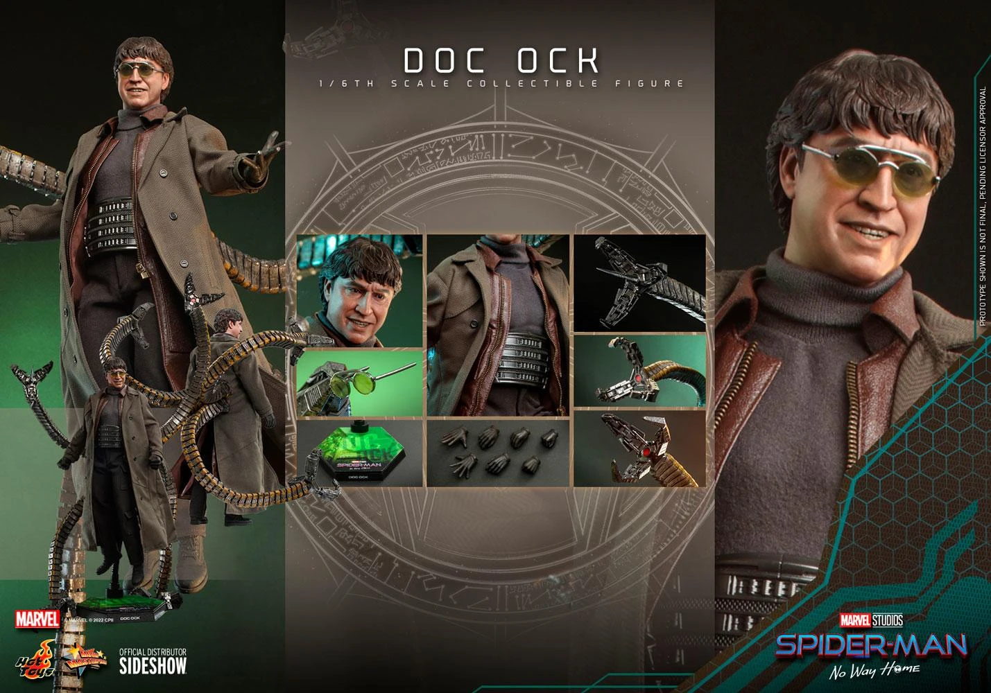 *PRE-ORDER Doc Ock - Spiderman No Way Home Marvel Hot Toys Collectibles 1/6 Scale Action Figure - Image 4