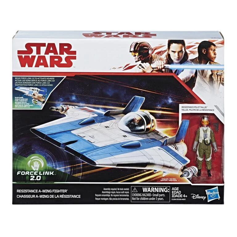 Hasbro Star Wars Force Link 2.0 Vehicle Set - Resistance A-Wing Fighter & Tallie