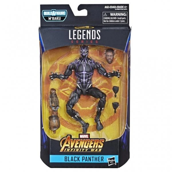 Hasbro Marvel Legends Black Panther 6-Inch Figures Wave 2 - Vibranium Black Panther
