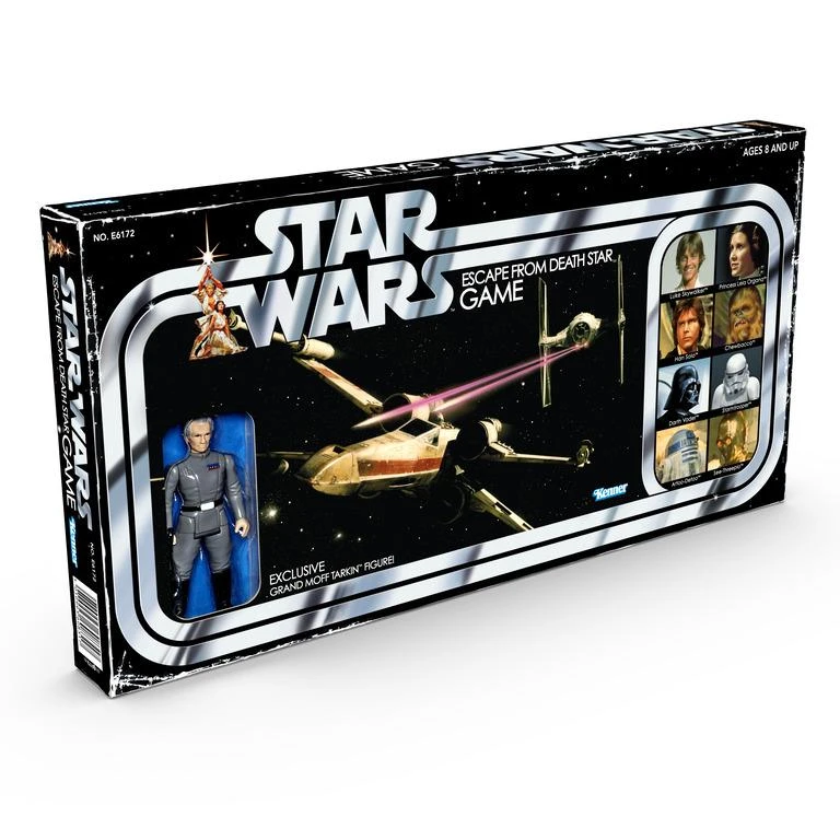 Hasbro Star Wars Retro Action Figure Board Game - Death Star Escape With Grand Moff Tarkin Action Figure - Image 2