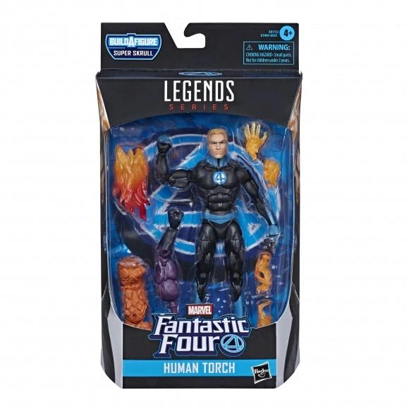 Hasbro Marvel Legends Fantastic Four 6 Inch Action Figure - Human Torch