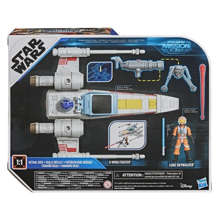 Hasbro Star Wars Mission Fleet Stellar Class Action Figure - Luke Skywalker With X-Wing Fighter - Image 2