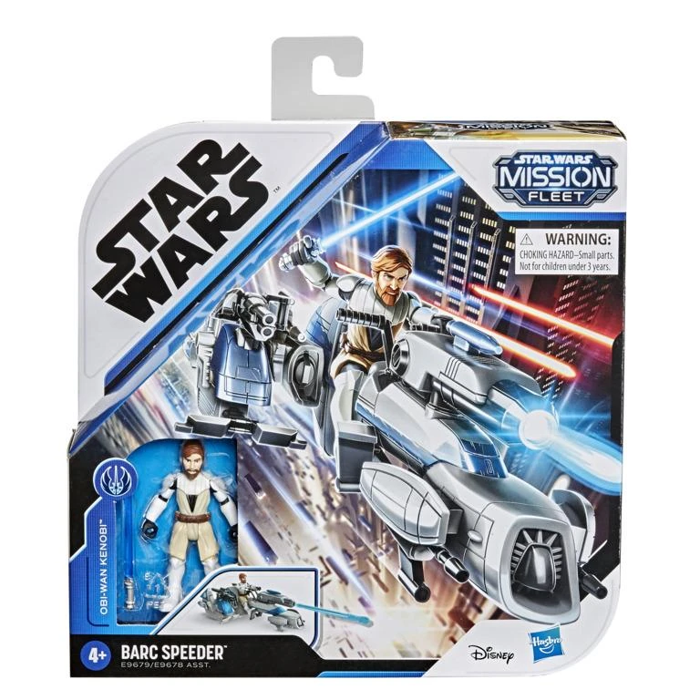 Hasbro Star Wars Mission Fleet Expedition Class Action Figure - Obi-Wan Kenobi With Barc Speeder - Image 2