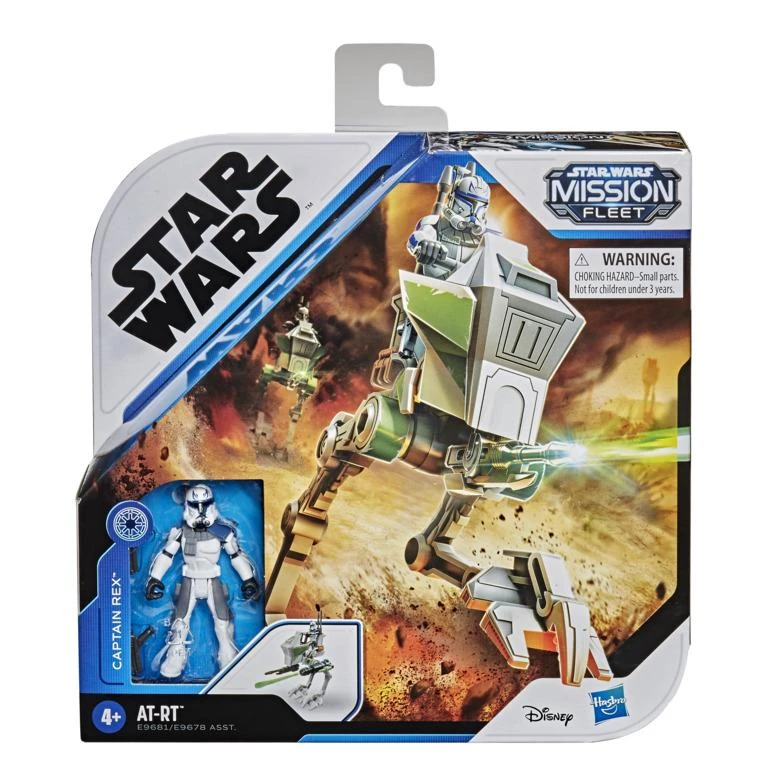 Hasbro Star Wars Mission Fleet Expedition Class Action Figure - Captain Rex With AT-RT Walker - Image 2