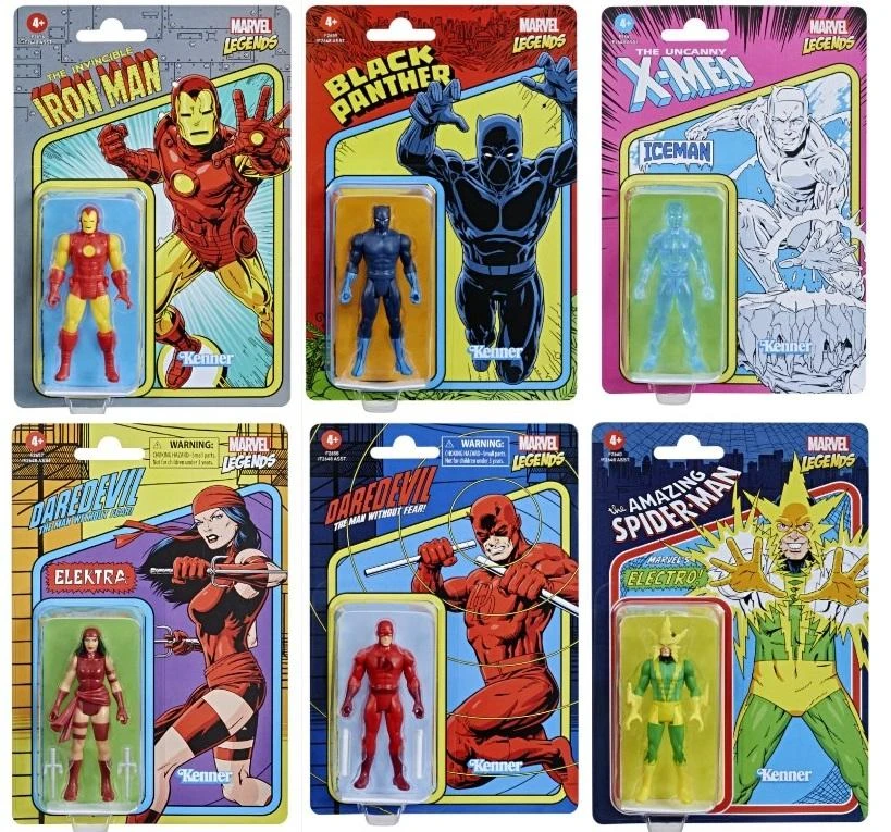 Hasbro Marvel Universe Retro 3.75 Inch Action Figure Wave 2 - Set Of 6