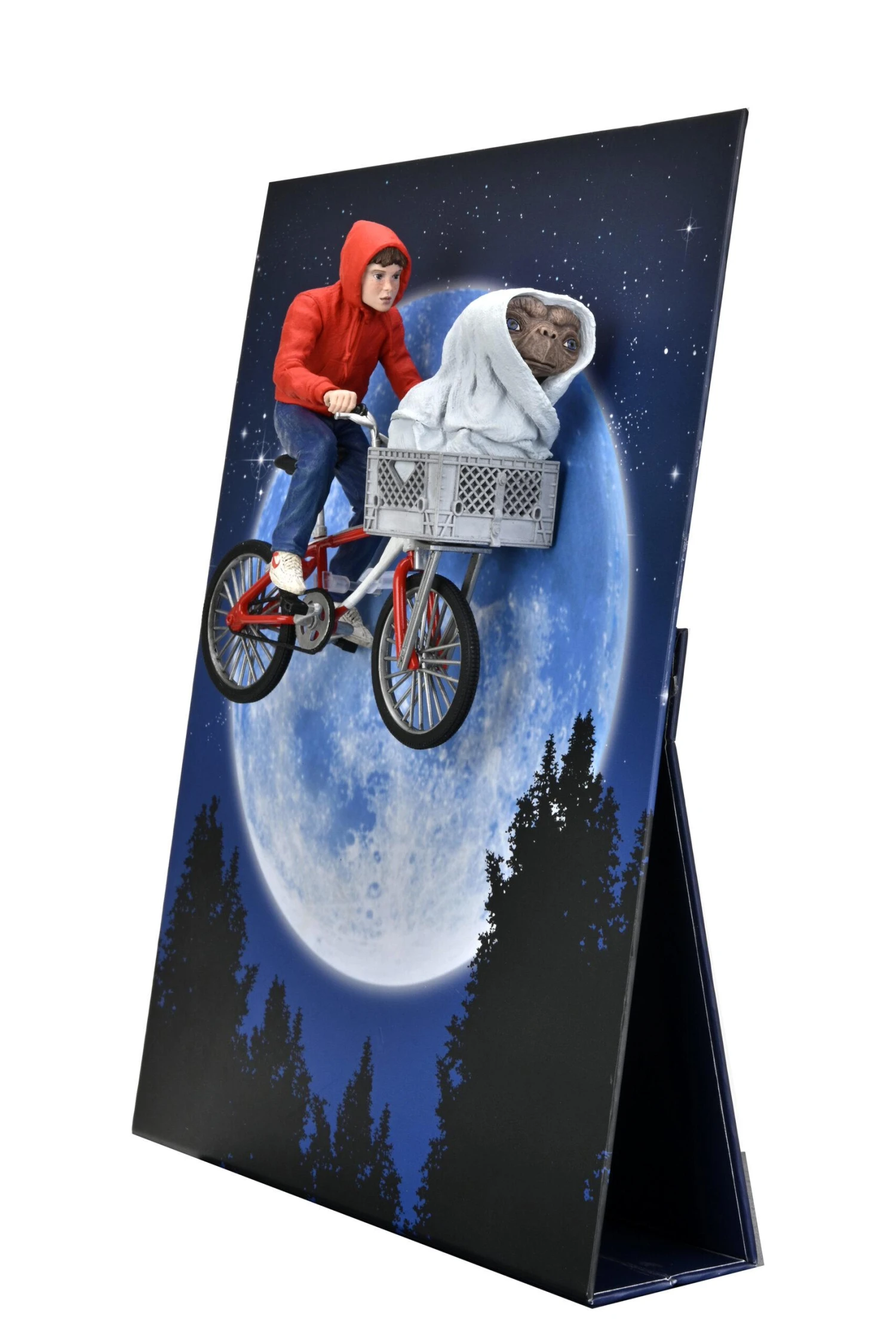 NECA E.T. 40th Anniversary Ultimate 7 Inch Scale Action Figure - Elliot And E.T. With Bicycle - Image 6