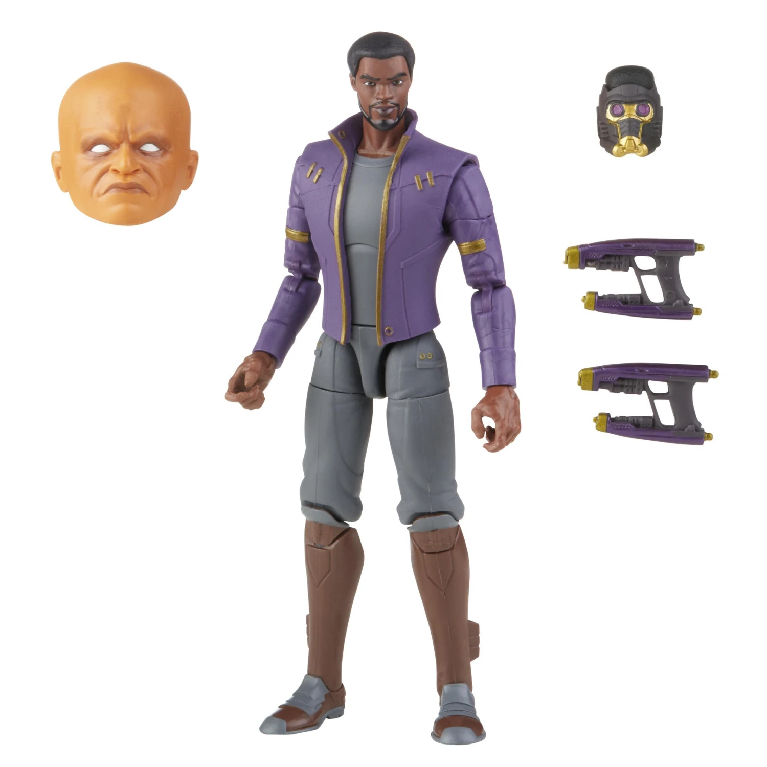 Hasbro Marvel Legends Action Figures Disney Plus Wave 2 - T'Challa Star-Lord - Image 3