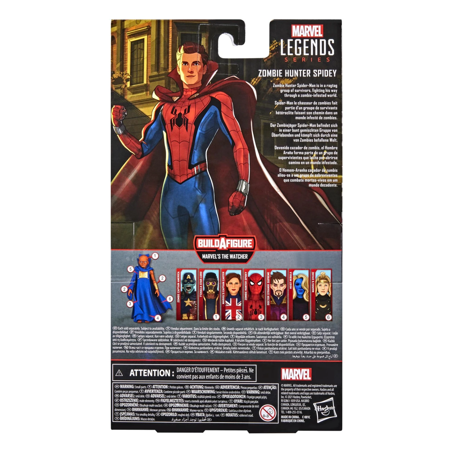 Hasbro Marvel Legends Action Figures Disney Plus Wave 2 - Zombie Hunter Spidey - Image 2