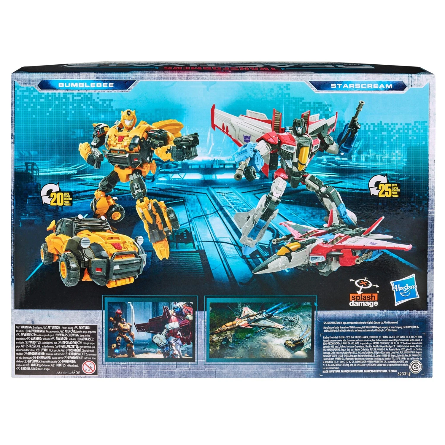 Hasbro *PRE-ORDER Transformers Reactive Action Figure 2-Pack - Starscream And Bumblebee - Image 6