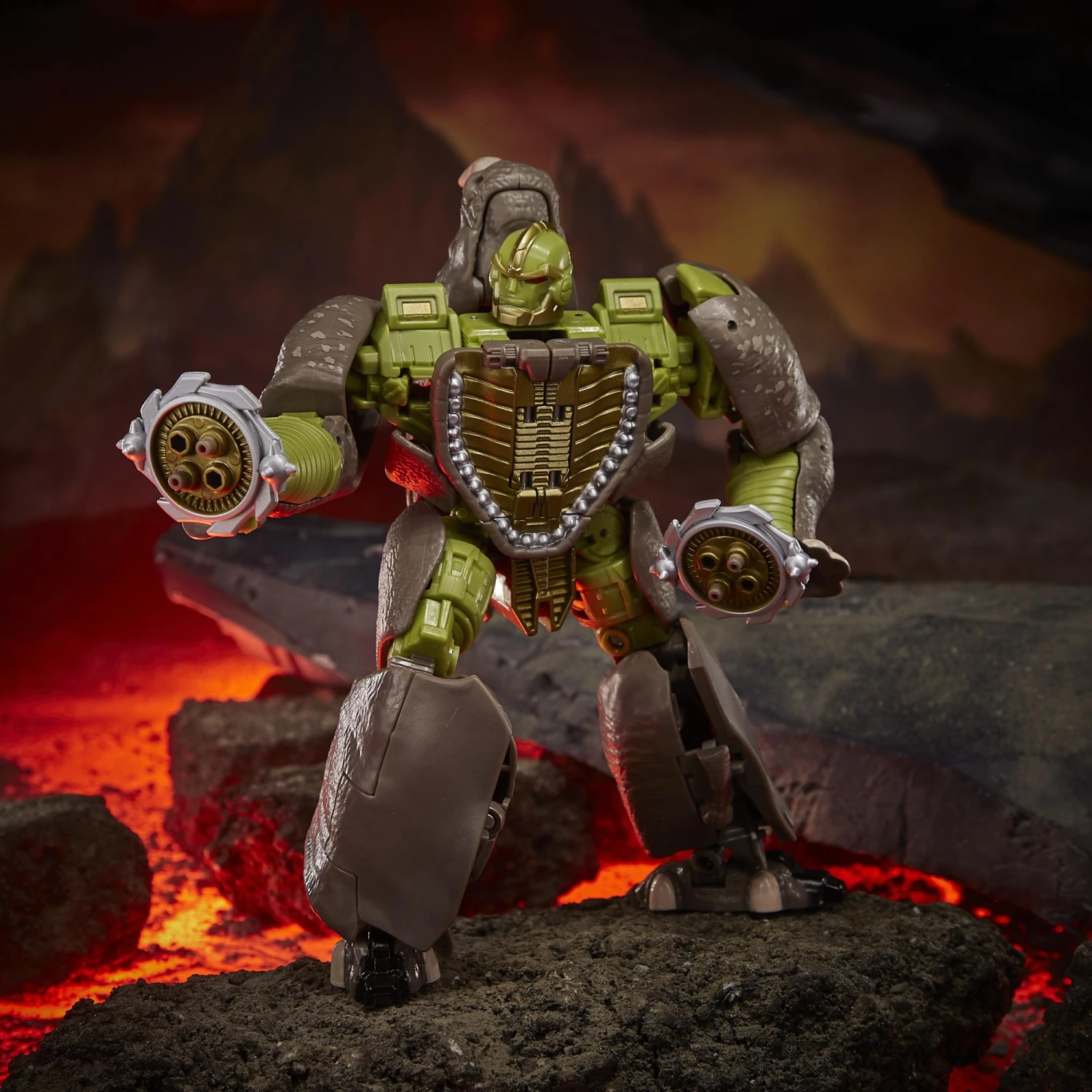 Hasbro Transformers War For Cybertron: Voyager Action Figure - Rhinox (Damaged Box) - Image 6