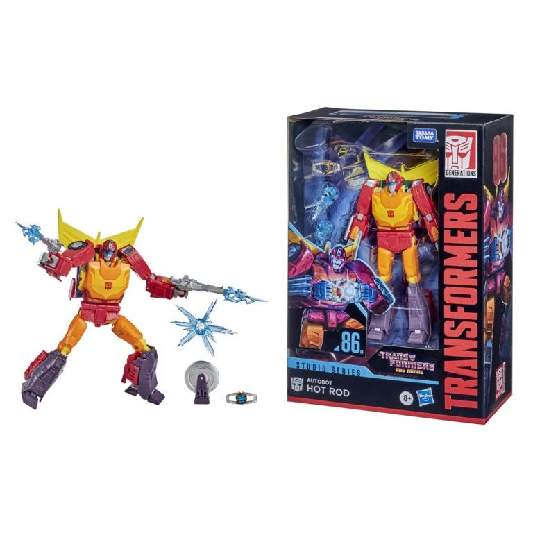 Hasbro Transformers Studio Series Voyager 86 Class Action Figure - Hot Rod - Image 2