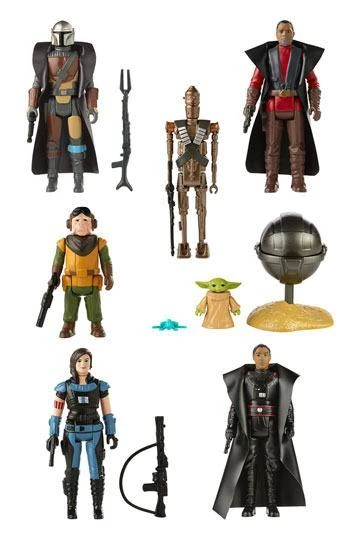 Hasbro Star Wars Retro Action Figure Wave 3 - Set Of 7 (Mandalorian Wave) - Image 2