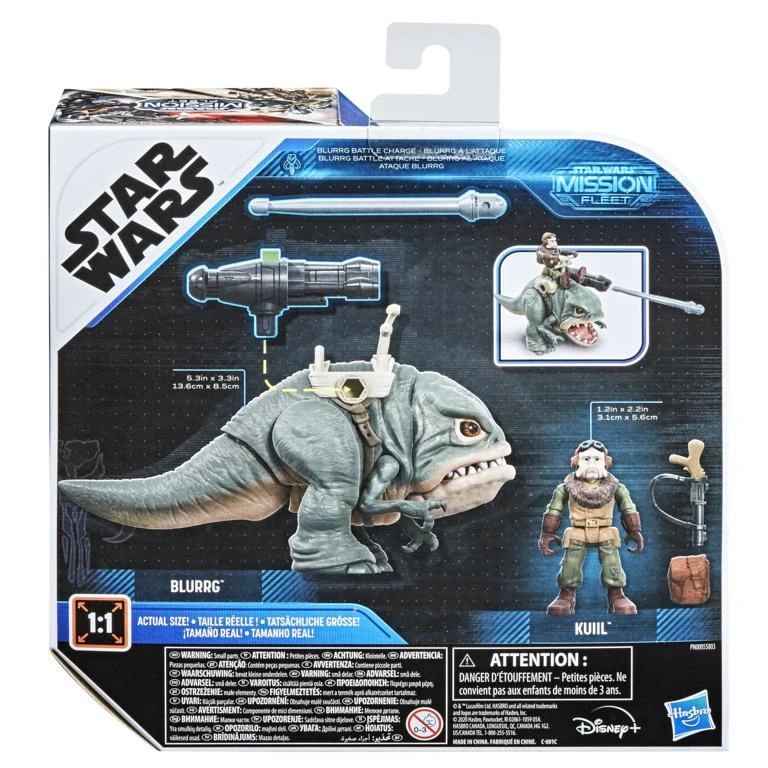 Hasbro Star Wars Mission Fleet Expedition Class Action Figure - Kuiil With Blurrg - Image 2
