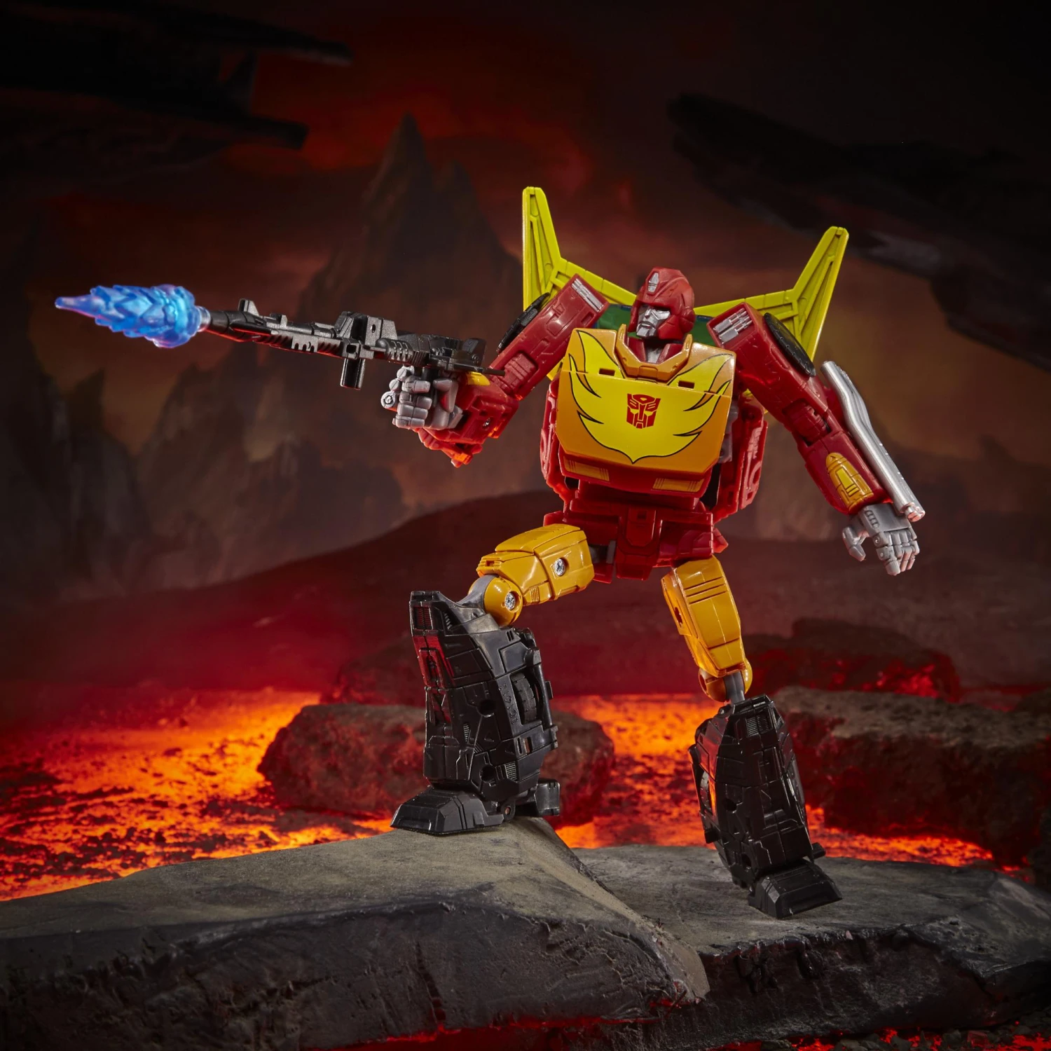 Hasbro Transformers War For Cybertron: Commander Class Action Figure - Rodimus Prime - Image 8