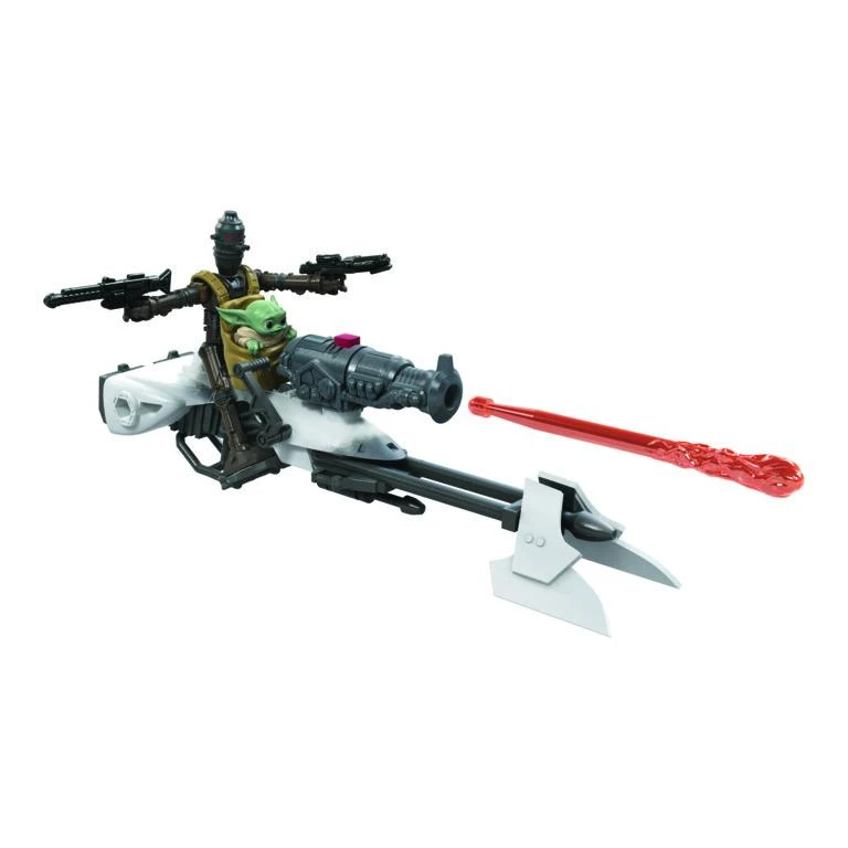 Hasbro Star Wars Mission Fleet Action Figure - IG-11 & The Child Speeder Bike - Image 4