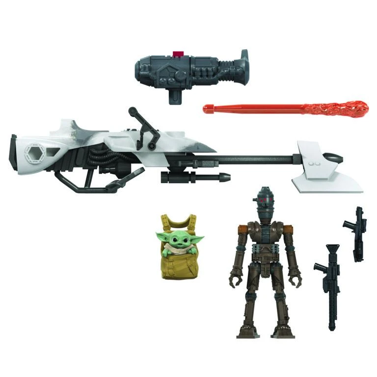 Hasbro Star Wars Mission Fleet Action Figure - IG-11 & The Child Speeder Bike - Image 3