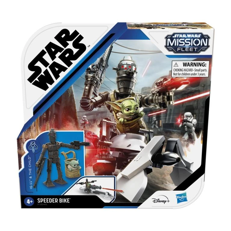 Hasbro Star Wars Mission Fleet Action Figure - IG-11 & The Child Speeder Bike