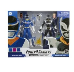 Hasbro Power Rangers Lightning Collection Action Figures - In Space Blue Ranger & Psycho Silver