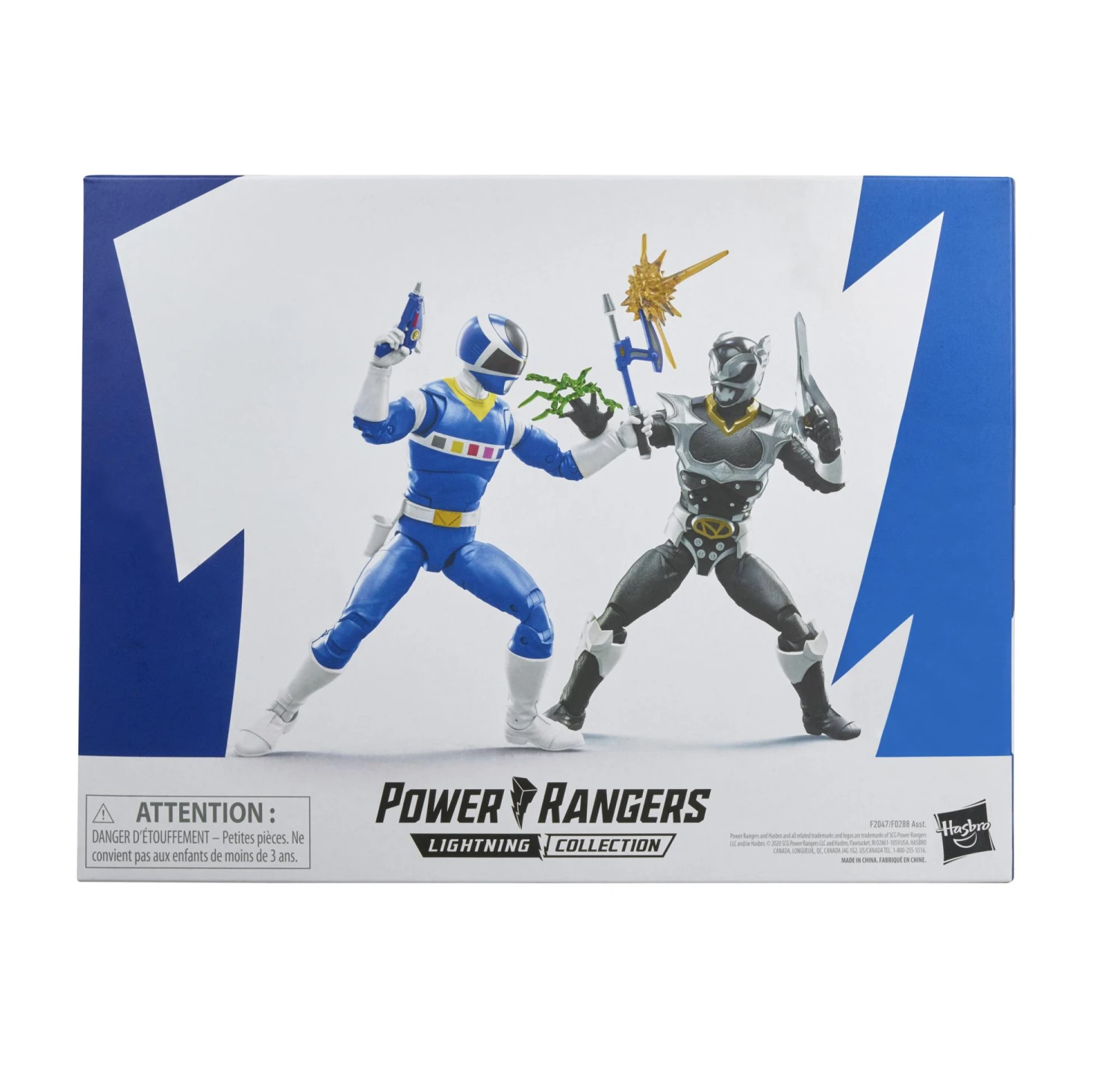 Hasbro Power Rangers Lightning Collection Action Figures - In Space Blue Ranger & Psycho Silver - Image 2