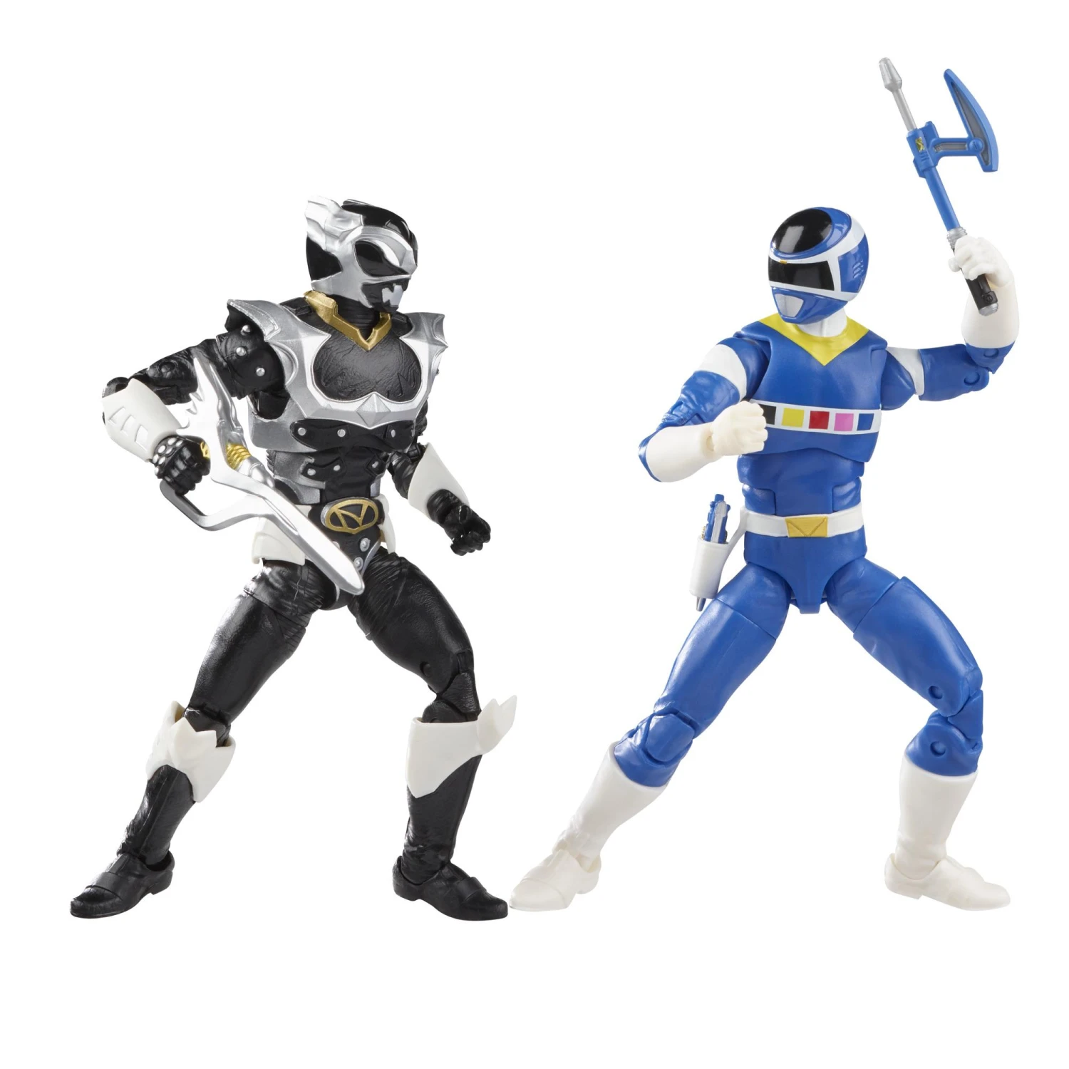 Hasbro Power Rangers Lightning Collection Action Figures - In Space Blue Ranger & Psycho Silver - Image 5