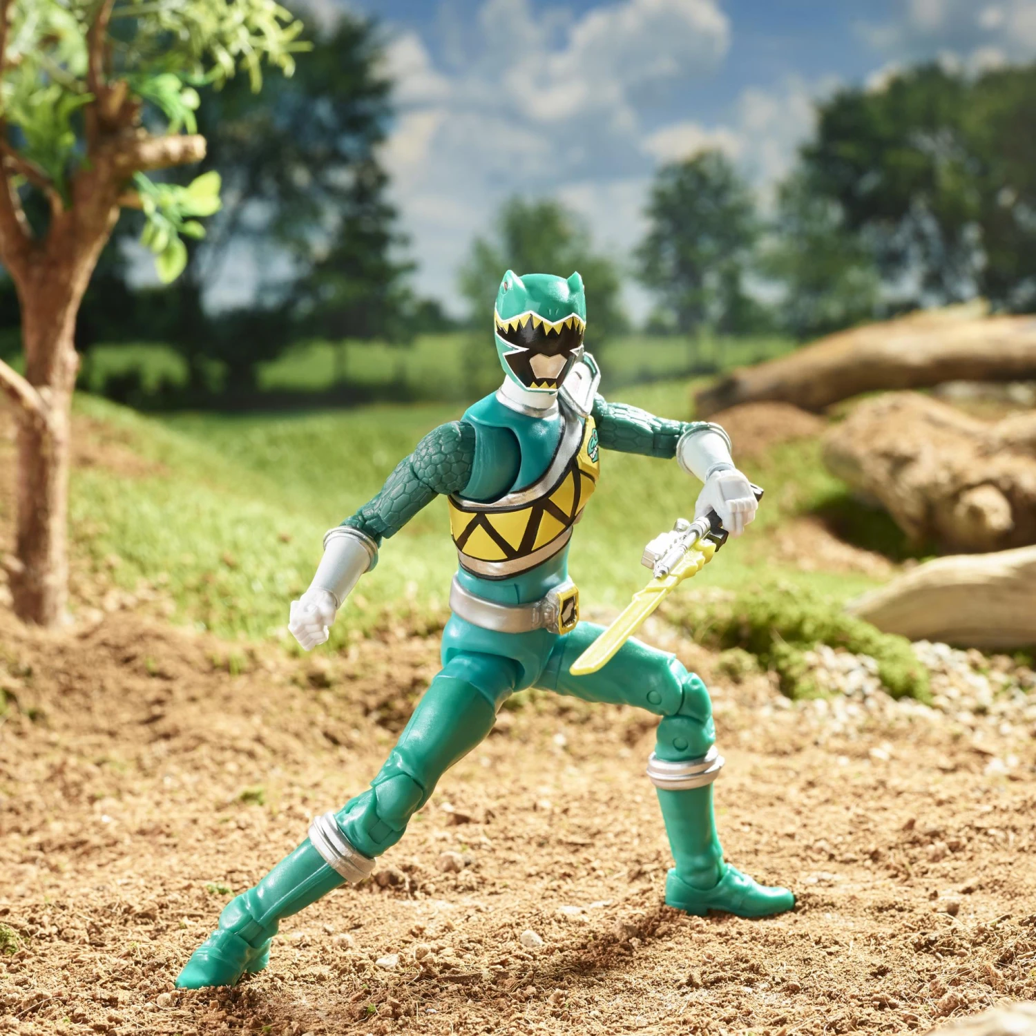 Hasbro Power Rangers Lightning Collection 6-Inch Action Figure Wave 11 - Dino Charge Green Ranger - Image 6