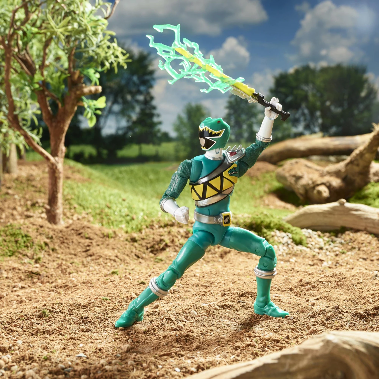 Hasbro Power Rangers Lightning Collection 6-Inch Action Figure Wave 11 - Dino Charge Green Ranger - Image 7