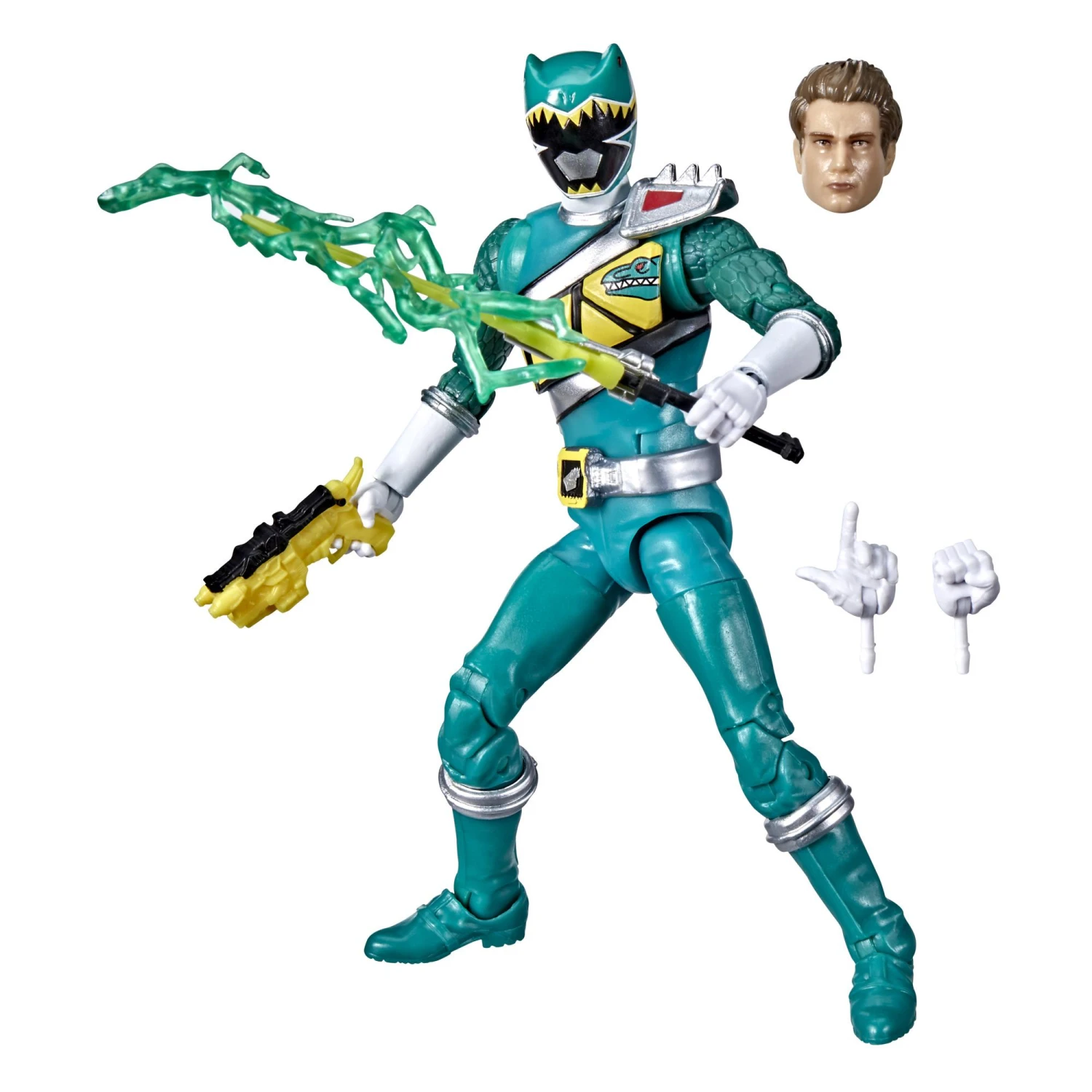 Hasbro Power Rangers Lightning Collection 6-Inch Action Figure Wave 11 - Dino Charge Green Ranger - Image 3