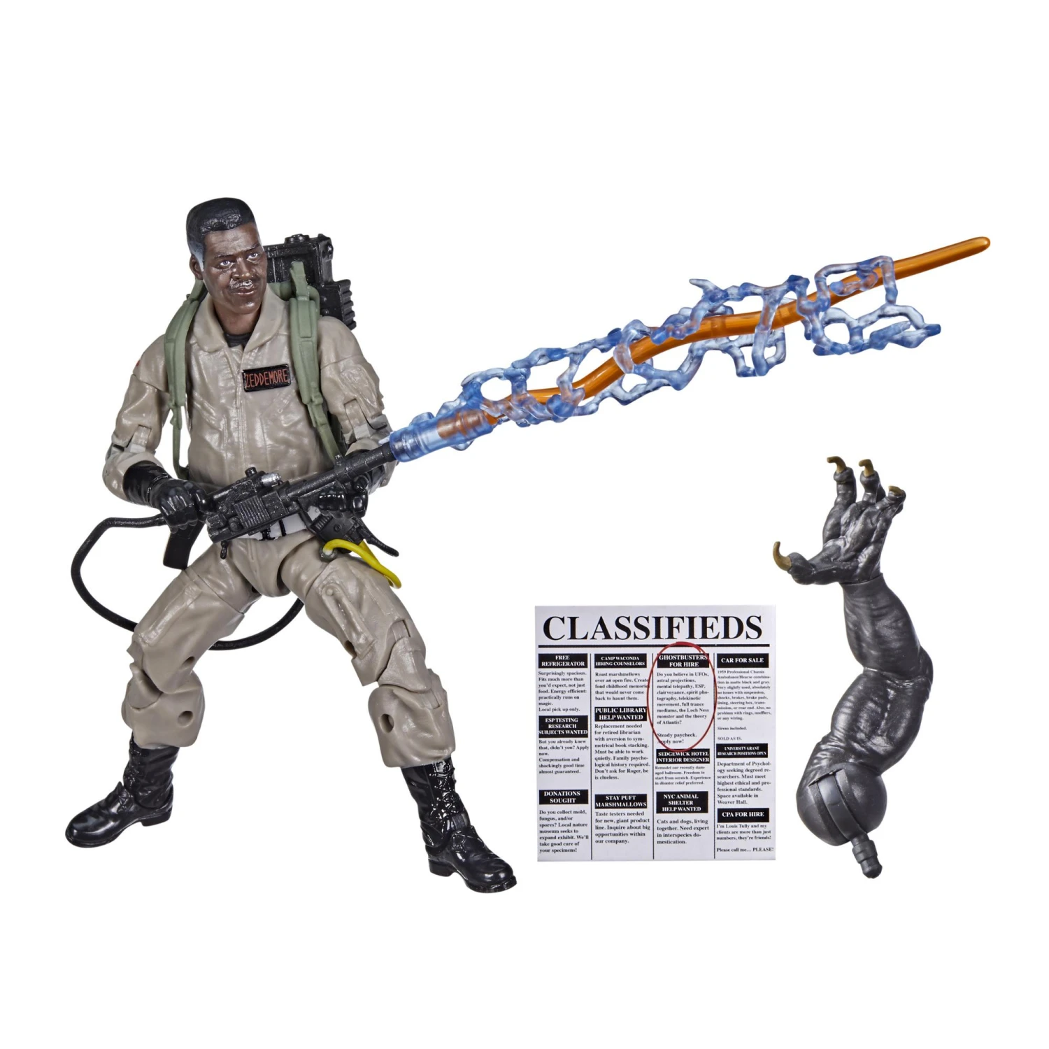 Hasbro Ghostbusters Plasma Series Action Figure Wave 2 - Winston Zeddemore (Afterlife) - Image 2